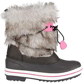 schreuders sport 儿童 winter-grip 加拿大雪地靴, pvc 皮革